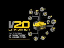 Coupe-bordures à Batterie STANLEY FATMAX V20 - 18V - 4AH -Entretien Du Jardin coupe bordures batterie stanley fatmax v20 18v 4ah coupe bordure lectrique batterie stanley fatmax v20 28498 1 1619086161 IMG 60814b517545c