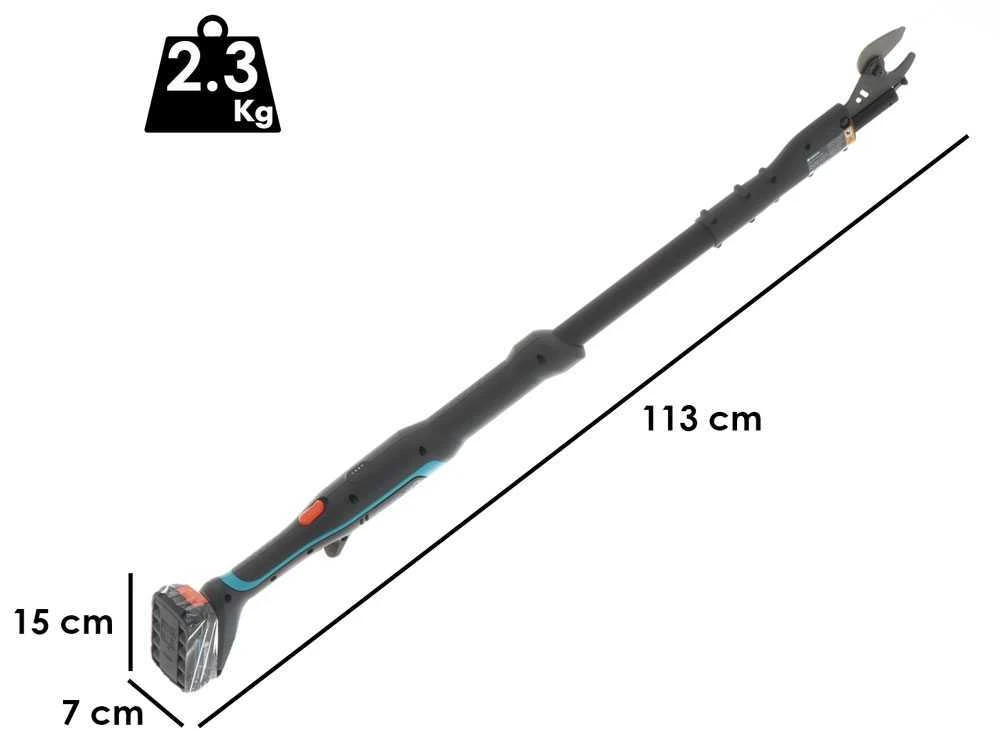 Gardena EasyCut 110/18V P4A - Sécateur électrique D'élagage Sur Perche - 18V 2Ah 1 Gardena EasyCut 110/18V P4A - Sécateur électrique D'élagage Sur Perche - 18V 2Ah