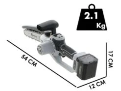 Élagueuse Manuelle à Batterie Volpi KVS8000 - 21.6V 4 Ah - Barre De 19 Cm