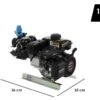 Motopompe De Pulvérisation Thermique Avec Pompe Comet MTP MC 25 - Moteur Thermique 4 Temps