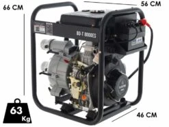 Motopompe Diesel Blackstone BD-T 8000ES Pour Eaux Sales Avec Raccords 80 Mm - Euro 5