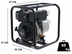 Motopompe Thermique Blackstone BD 8000 Raccords 80 Mm - 3 Pouces - Auto-amorçage - 6 Hp - Euro 5 Diesel