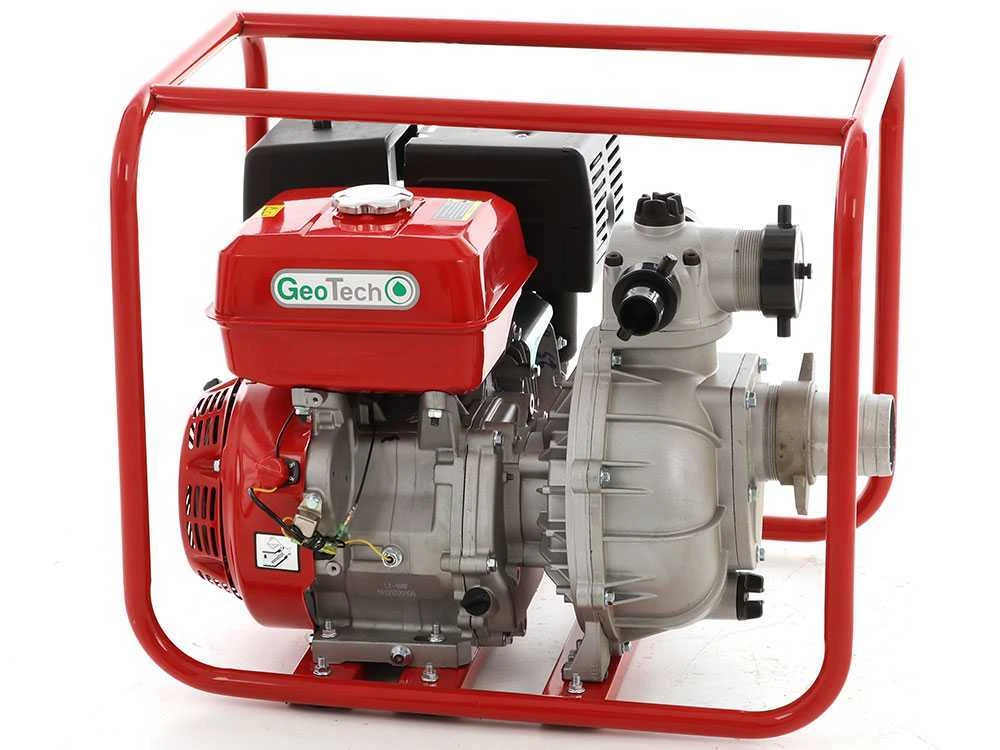 Motopompe Thermique GeoTech LHP80 Raccords De 80 Mm - 3 Pouces , Auto-amorçante - 13CV 1 Motopompe Thermique GeoTech LHP80 Raccords De 80 Mm - 3 Pouces , Auto-amorçante - 13CV