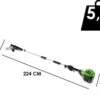 Perche élagueuse à Batterie Greenworks GD60PS25 60V - Batterie 2 Ah