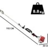 Perche élagueuse Thermique 2 Temps GeoTech GT-2 33 L Avec Perche De Rallonge - 33 Cm3