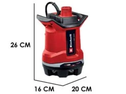Pompe D'évacuation Pour Eaux Chargées Einhell GE-DP 18/25 Li - 18V 2,5 Ah Et Chargeur De Batterie