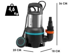 Pompe Immergée Pour Eaux Chargées Gardena 16000 Art. 9042-20 - En Acier Inox -Entretien Du Jardin pompe immerge pour eaux charges gardena 16000 art 9042 20 en acier inox pompe immersion gardena 16000 pour eaux charges 27525 3 1615461595 IMG 6049fcdbdb747