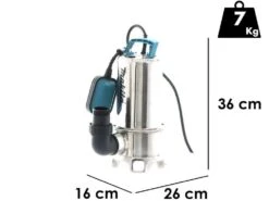 Pompe à Immersion électrique Pour Eaux Chargées Makita PF1110 - De 1100 Watt