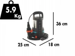 Pompe Submersible Pour Eaux Claires Gardena 17000 Aquasensor Art. 9036-20
