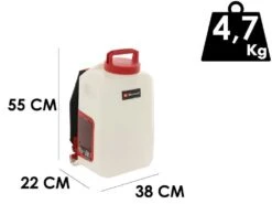 Pulvérisateur à Dos à Batterie Einhell GE-WS 18/150 Li -18V 5.2Ah