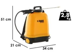 Pulvérisateur électrique Porté Volpi V-BLACK VITA 12