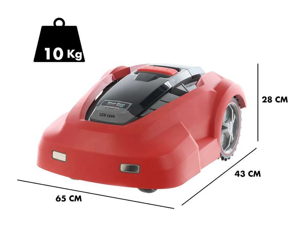 Robot Tondeuse Blue Bird LEO 1500 - Tondeuse Avec Câble Périmétrique - Batterie Au Lithium 28V 4Ah 1 Robot Tondeuse Blue Bird LEO 1500 - Tondeuse Avec Câble Périmétrique - Batterie Au Lithium 28V 4Ah