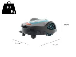 Robot Tondeuse Gardena SILENO Life 1500 - Surface Conseillée 1500 M2 - Largeur De Coupe 22 Cm