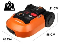 Robot Tondeuse Worx Landroid WR165E Avec Périmètre - Batterie 20V Et 2Ah - M500 2.0