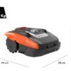 Robot Tondeuse Yard Force Compact 400RiS - Gestion Via App - Capteurs IRadar