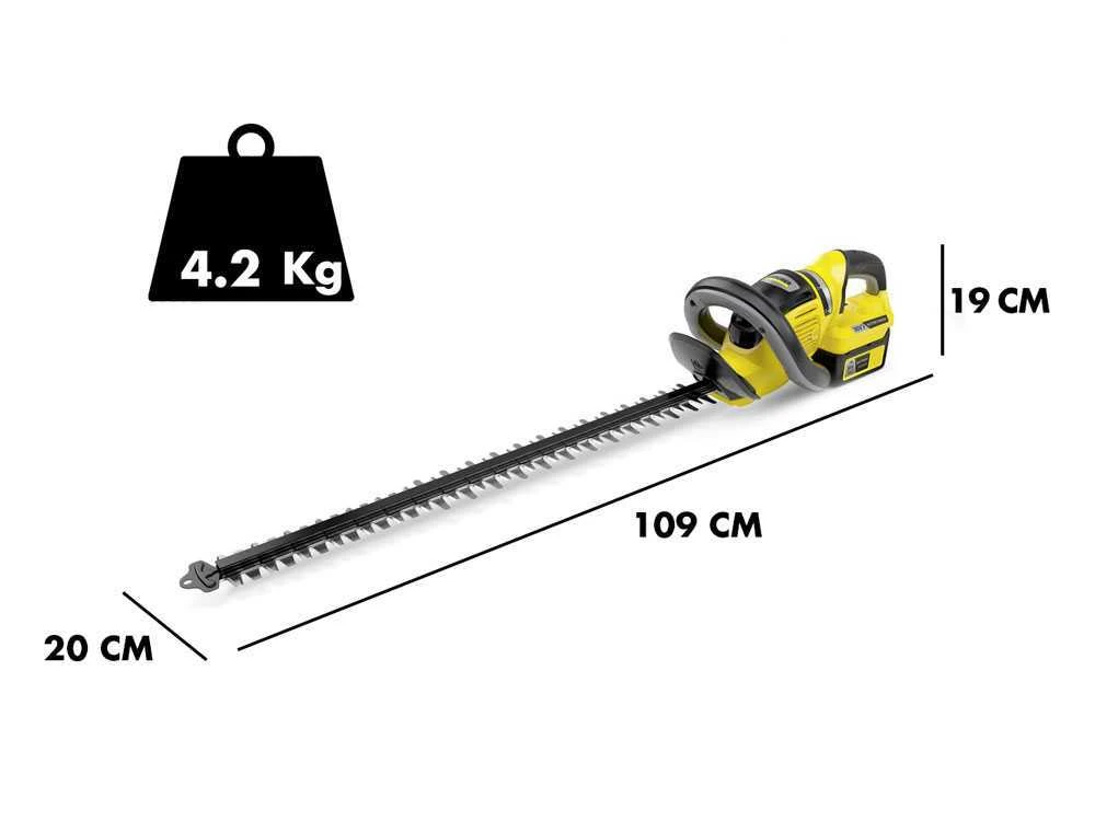 Taille-haie à Batterie Karcher HGE 36-60 - Lame 60 Cm - 36 V 2 Taille-haie à Batterie Karcher HGE 36-60 - Lame 60 Cm - 36 V – Image 2