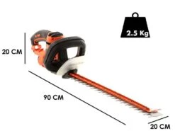 Taille-haie électrique Black & Decker BEHTS401C10-QS - 500W - Longueur Lame 55cm -Entretien Du Jardin taille haie lectrique black decker behts401c10 qs 500w longueur lame 55cm taille haie lectrique black decker beths301 qs 24677 1 1596189508 IMG 5f23eb4422893
