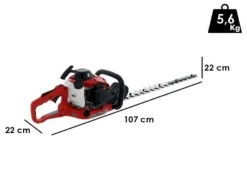 Taille-haie Thermique Einhell GE-PH 2555 A - Moteur 2 Temps - Longueur De Coupe 55 Cm