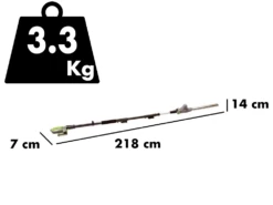 Taille-haies électrique Orientable Verdemax TT20 - Batterie 20V 2Ah
