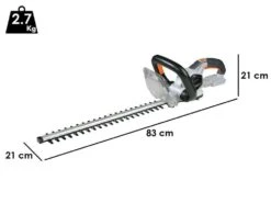 Taille-haies électrique à Batterie Batavia - Lame De 51 Cm En Acier - SANS BATTERIE NI CHARGEUR
