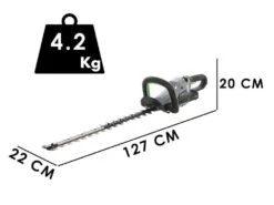Taille-haies Porté EGO HTX 7500 Avec Batterie Professional-X EGO BAX1500 De 56V - 28Ah