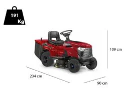 Tondeuse Autoportée à Batterie Castelgarden XDC 150e - Moteur électrique à Batterie 48V - 30Ah - Bac De Ramassage
