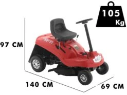 Tondeuse Autoportée GeoTech MR 61 Mini Rider - Moteur De 196cm3 Avec Démarrage électrique