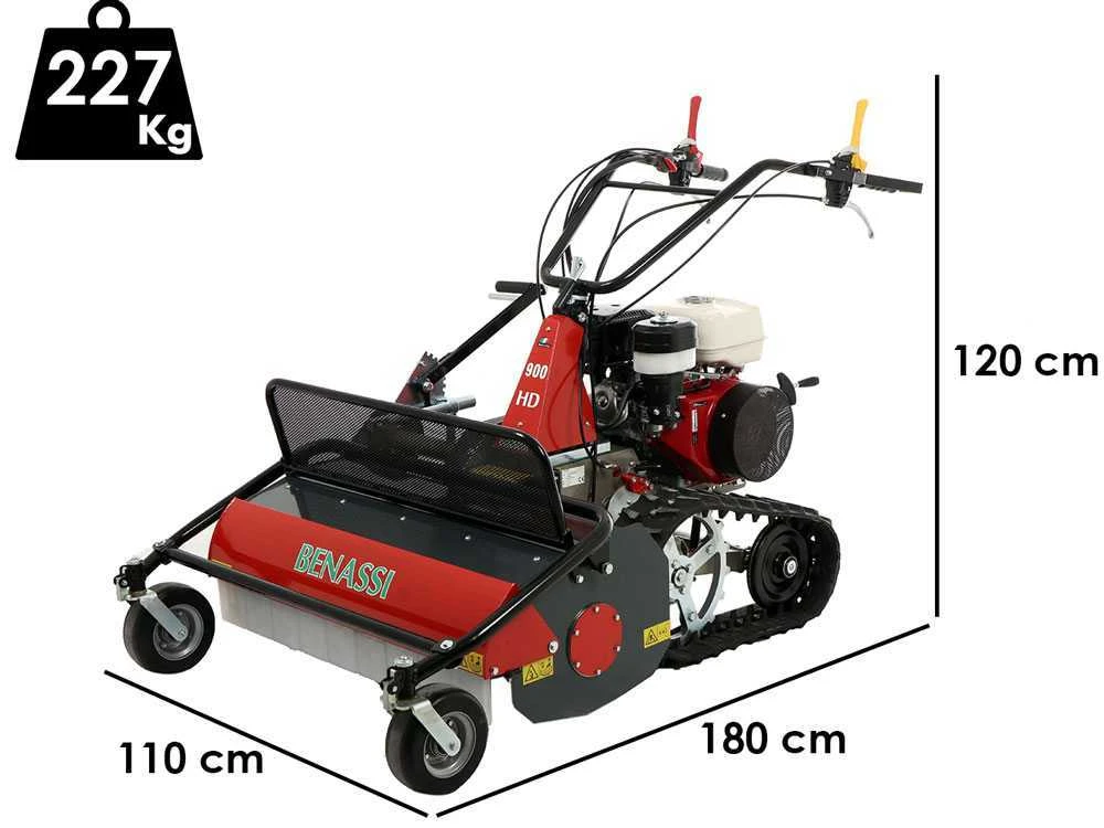 Tondeuse Débroussailleuse à Chenilles Benassi T900HD - Avec Moteur HONDA GX390 1 Tondeuse Débroussailleuse à Chenilles Benassi T900HD - Avec Moteur HONDA GX390