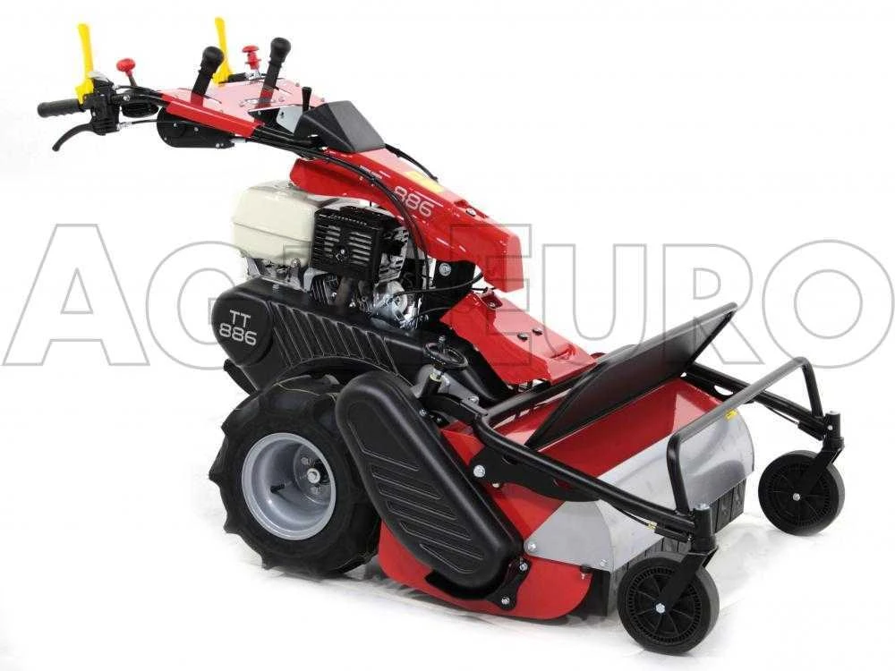 Tondeuse Débroussailleuse à Fléaux Autotractée GINKO-MGM TT 886, GX390 - HAUT DE GAMME 1 Tondeuse Débroussailleuse à Fléaux Autotractée GINKO-MGM TT 886, GX390 - HAUT DE GAMME