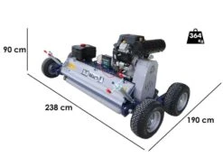 Tondeuse Débroussailleuse Pour Quad BullMach PAN 150 L - Débroussailleuse, Broyeur Tracté