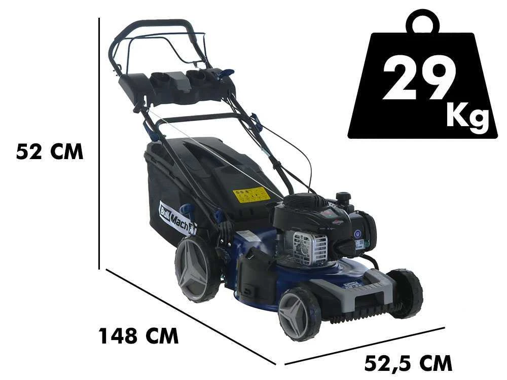 Tondeuse à Gazon Autotractée Thermique BullMach ECTOR 46 BS - Moteur B&S 500E 1 Tondeuse à Gazon Autotractée Thermique BullMach ECTOR 46 BS - Moteur B&S 500E