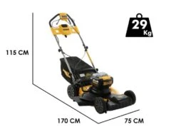 Tondeuse à Gazon à Batterie DeWalt DCMWSP564N-XJ - 18V - SANS BATTERIE NI CHARGEUR DE BATTERIE