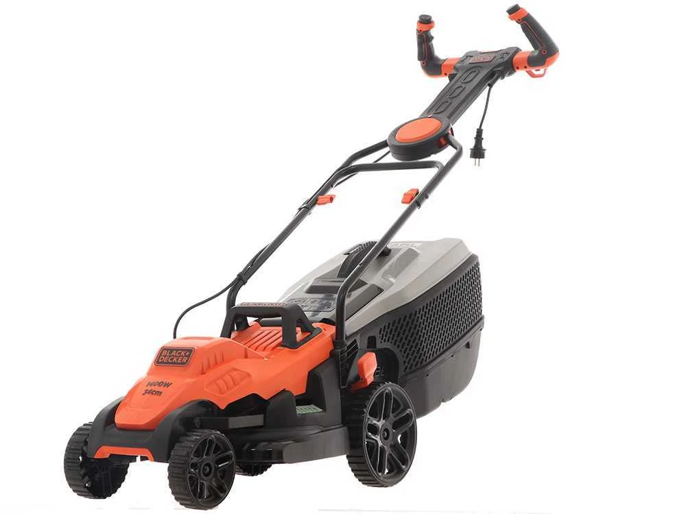 Tondeuse à Gazon électrique Black & Decker BEMW461ES-QS - Largeur De Lame 34 Cm Puissance Max 1400W 6 Tondeuse à Gazon électrique Black & Decker BEMW461ES-QS - Largeur De Lame 34 Cm Puissance Max 1400W – Image 6