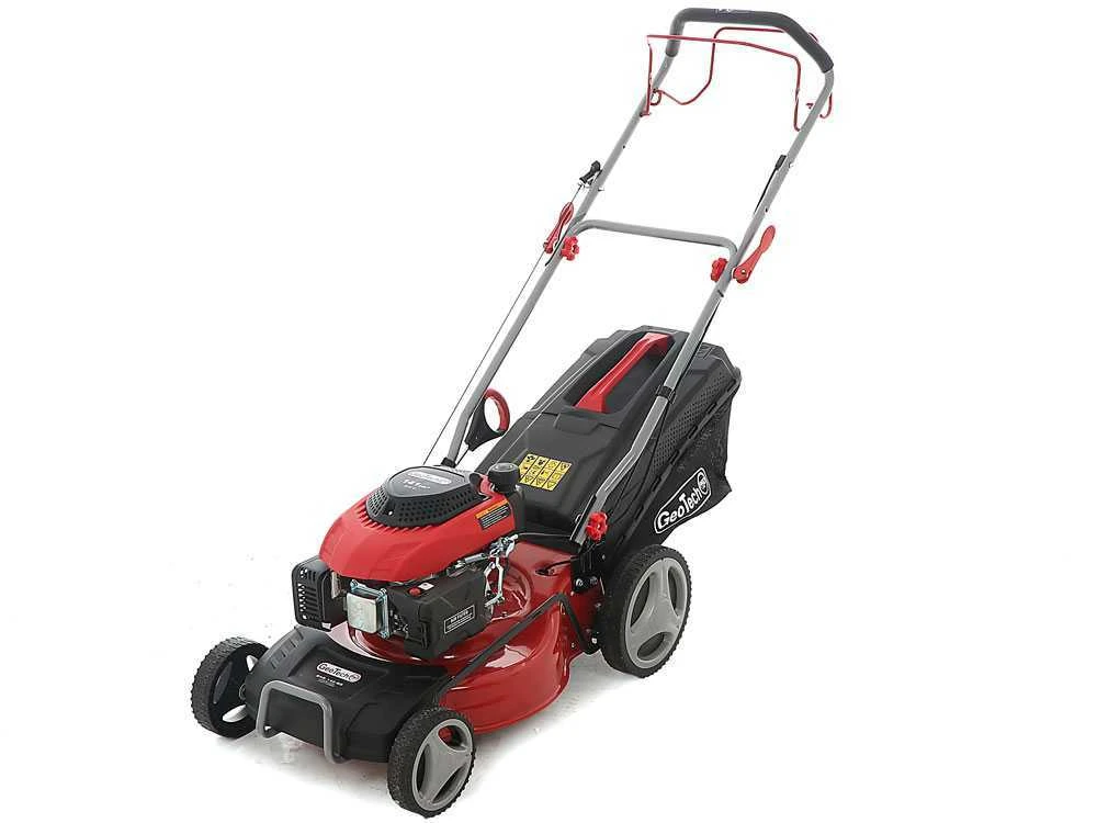 Tondeuse à Gazon Thermique GeoTech Pro S46-140BG - Autotractée 2en1: Ramassage + éjection Arrière 2 Tondeuse à Gazon Thermique GeoTech Pro S46-140BG - Autotractée 2en1: Ramassage + éjection Arrière – Image 2