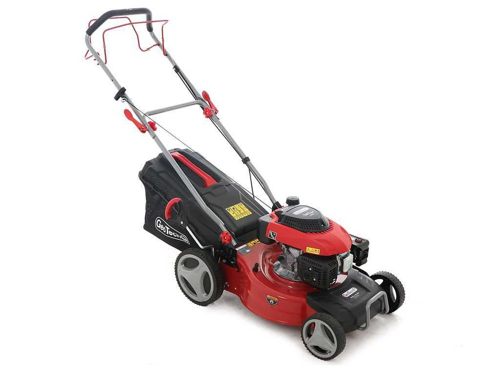 Tondeuse à Gazon Thermique GeoTech Pro S46-140BG - Autotractée 2en1: Ramassage + éjection Arrière 4 Tondeuse à Gazon Thermique GeoTech Pro S46-140BG - Autotractée 2en1: Ramassage + éjection Arrière – Image 4