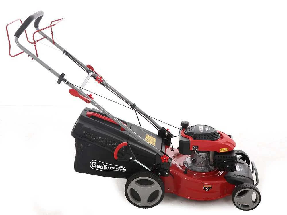 Tondeuse à Gazon Thermique GeoTech Pro S46-140BG - Autotractée 2en1: Ramassage + éjection Arrière 5 Tondeuse à Gazon Thermique GeoTech Pro S46-140BG - Autotractée 2en1: Ramassage + éjection Arrière – Image 5