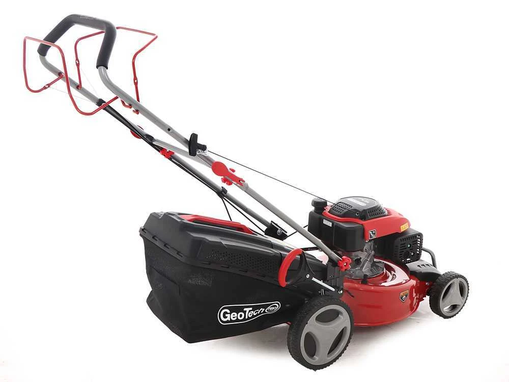 Tondeuse à Gazon Thermique GeoTech Pro S46-140BG - Autotractée 2en1: Ramassage + éjection Arrière 6 Tondeuse à Gazon Thermique GeoTech Pro S46-140BG - Autotractée 2en1: Ramassage + éjection Arrière – Image 6