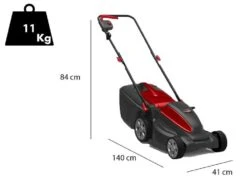 Tondeuse électrique CASTELGARDEN XE 40 1400W - Avec Lame De 38 Cm