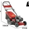 Tondeuse Tractée Marina Systems AGRI 46 SB BS675E - 4 EN 1 - Briggs & Stratton 675 EXI