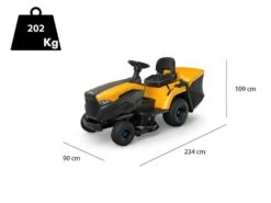 Tracteur Tondeuse à Batterie Stiga Estate 584e - Bac De Ramassage - Puissance 48V/40Ah